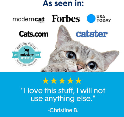 Boxie Unscented 30-Day Odor Control Clumping Cat Litter - 16 lb, 99.9% Dust-Free, Hard Clumps, No Fragrances or Fillers, Long-Lasting & Easy to Scoop